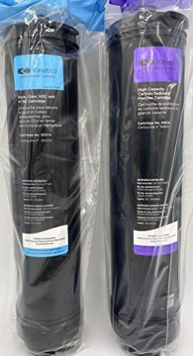 KINETICO - Filtro de cartucho de sedimentos de carbono 9461A y olor de sabor VOC 9307A