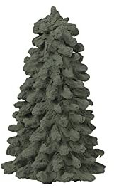 Broste Copenhagen Pulp Christmas Deko-Tannenbaum aus Baumwolle in der Farbe Thyme, Maße: 8cm x 8cm x 16cm, 70080363