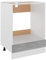 vidaXL Armario de Cocina Muebles Mobiliario Duradero Mesa Trabajo Almacenamiento Cuenco Olla Plato Alacena de Contrachapada Gris Hormigón 60x46x81,5cm
