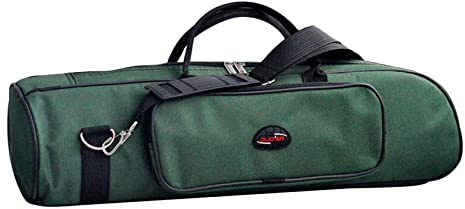 Leichte Oxford Tuch Trompete Gig Tasche Fall Wasser- Zipper Padded Einstellbare Schulter, Grün