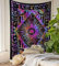 raajsee Sonne und Mond Wandteppich Mandala Tie dye, Boho Wand Deko Wandtuch, Aesthetic Room Décor Tapisserie,Wandbehang Tapestry Queen 82x92 inches