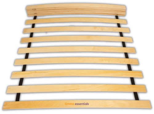 Emma Essentials Rollrost Lattenrost 80x200cm, Tragbares & vormontiertes Design, Solider & Stabiler Bettkasten mit hochwertigen Holzlatten, 2 Jahre Garantie