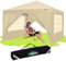 COBIZI Faltpavillon 3x3 Wasserdicht Stabil mit |8X Heringe|4X Windseil|UV-Schutz 50+|Hoch Dichte Plane|Partyzelt Pavillon 3x3 Wasserdicht Stabil Winterfest Faltpavillon 3x3 Gartenpavillon(Khaki)