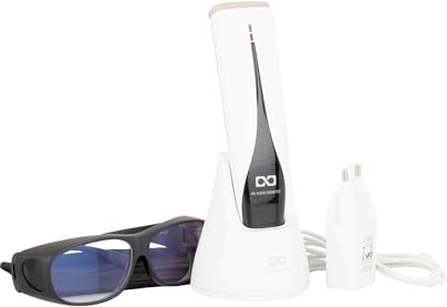 Dispositivo láser reafirmante facial antiedad – Tecnología de radiofrecuencia y tratamiento de calor frío para el cuidado de la piel – Alta eficacia 240 V – Ideal para tu cuidado de la piel en casa