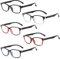 ZOCONE 5 Paare Blaulichtfilter Brille, Ohne Stärke Blaufilter Brille für Damen und Herren Anti-Blaulicht-Computerspielbrille blue light glasses brille ohne stärke