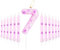 Pink Dog Paw 7th Birthday Candles, Birthday Number 7 Candles for Cake, Pink 7th Birthday Cake Decorations, Pink Cake Topper, Pink Dog Paw Theme for Boys Girls Pet Birthday Party Decorations Supplies