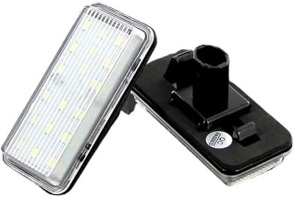 Car License Plate Lights For Toyota For Land For Cruiser 100 200 For Prado 120 For Reiz 4D For Mark X 1998-2014 2Pcs Car Number License Plate Light Number License Plate Lamp