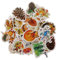 CIYODO 205 stücke Herbst Aufkleber Pack Kaninchen Igel Ahorn Blätter für Sammelalbum Journal Decor