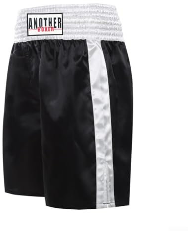 Leichte Unisex-Boxshorts, ideal für Mixed Martial Arts und Fitness, Größe M, Schwarz