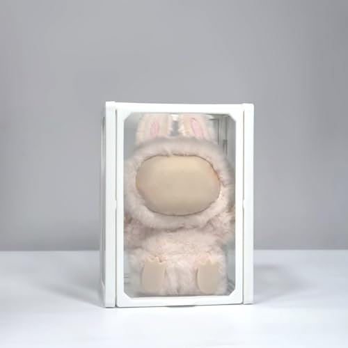 Vitrine kompatibel mit Labubu Pop Mart, glasklare kleine Displaybox Regal für Pop Mart Labubu-Puppe