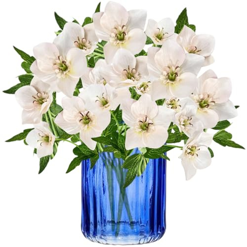 astylishome Artificial Flower Bouquet of Flowers - Real Touch Faux Floral 3Pcs Home Decoration 4613