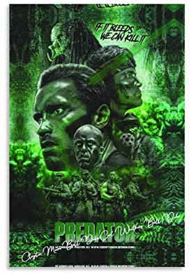 HSYIFF GemäLde Auf Leinwand Senza Cornice 30 * 50cm Clayton Moore Bill Duke Carl Weathers Bill Duke Poster Canvas Wall Art Pictures for Bedroom Wall Art Gifts Decor