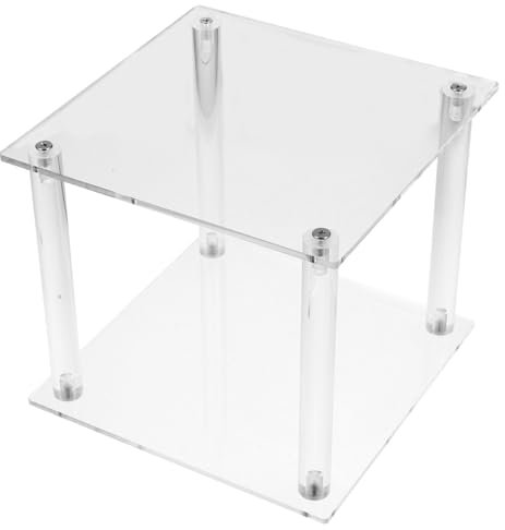 PAMINGONO Blumenständer, Transparenter Ständer, Blumendisplaytafel, Klare Acryl Blumenvase, Blumentisch Mittelstückständer, Blumendekorationsbasisständer Für Blumen Dessert Tischmittelstück