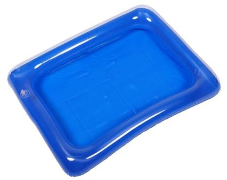 JUMPLAWN Aufblasbarer Sandkasten für Umweltfreundlichem Bunte Sandspielzeug Wanne für Spiel und Spaß zu Hause Blau