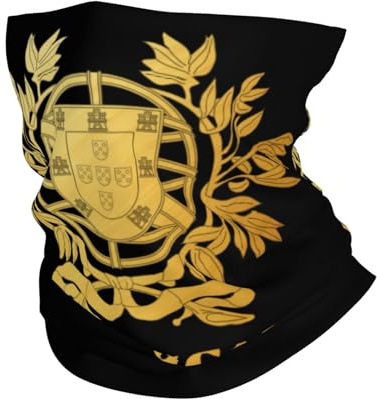 Portugals Goldenes Emblem Unisex Kopfbedeckung Stirnband Atmungsaktiv Halstuch Mikrofaser Nackenwärmer Für Wandern Lauf Outdoor