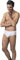 NOTTINGHAM 6 Slip Uomo Filo di Scozia Art. SA313 col. Foto Mis. A Scelta (4, Bianco)