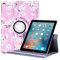 32nd Floral Series - Design PU Leather Book Folio Case Cover for Apple iPad 9.7 (2017) & iPad 9.7 (2018), Designer Flower Pattern Flip Case With Built In Stand - Cherry Blossom
