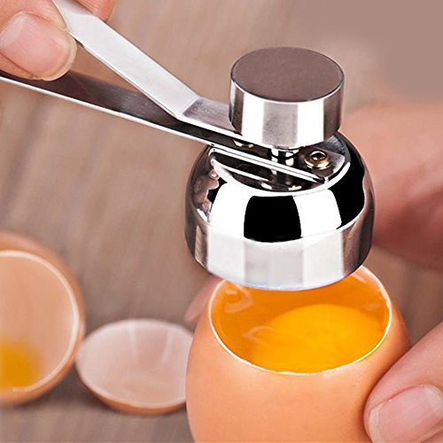 JackRuler Edelstahl Egg Topper Cutter Eieröffner Shell Opener Gekochte Rohes Ei Offene Werkzeug für entfernen von Oben