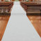Floordirekt Gangläufer 100 x 300 cm, Weiss 110 - Hochzeitsläufer - Hochzeitsteppich - Premium Teppichläufer - Messeteppich - VIP Eventteppich - Schwer entflammbar