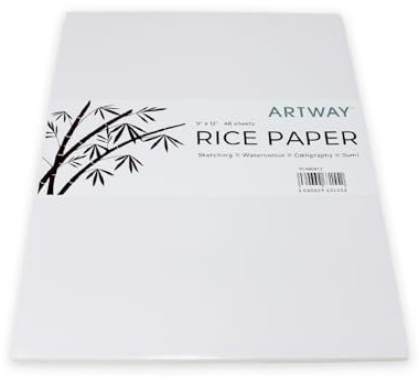 Artway - Bloc de papier chinois/de riz - pour sumi-e