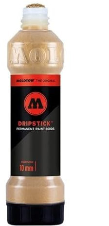 Molotow Dripstick Permanent Paint 860DS – Alkoholbasierter glänzender Marker (Gold)