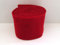 Topfband/Filzband, Wolle, rot, B 13 cm, L 5 m, Lehner Wolle