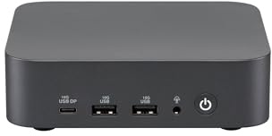 ASUS VM31-BER540MN2 Barebone Mini PC | AMD Ryzen 5 40 CPU, AMD Radeon 610M Grafik, 8GB DDR5 Speicher, WiFi 6E, Bluetooth 5.2, ohne Betriebssystem