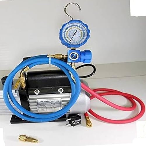 REPORSHOP - Pompa a Vuoto 42lt manometro Gas Gas R410A R407C R32 R134A