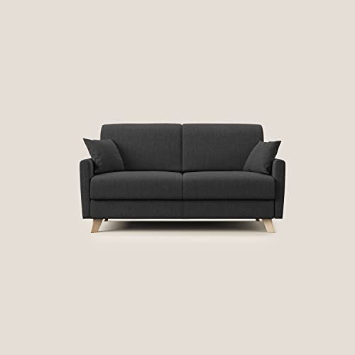Divani.Store Schlafsofa, Holz, anthrazit, 180 cm (mat. 140x197)