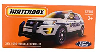 Matchbox 2016 Ford Interceptor Utility, Police 92/100