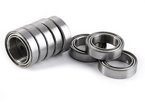 10pcs 6700ZZ Miniatur Kugellager, Metall Double Shielded Lager für Seile, für Skateboard Roller Inline Skates 10 x 15 x 4mm