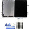 JUANIO Pantalla Completa: Vidrio táctil + Pantalla LCD Compatible con iPad Air 4 (2020) A2324 A2072 A2325 A2316 10.9 Plata Negro + Herramientas Ofrecido