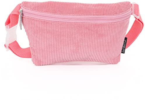 Bauchtasche | Ultra Slim | Cord Pink, 83759, Einheitsgröße