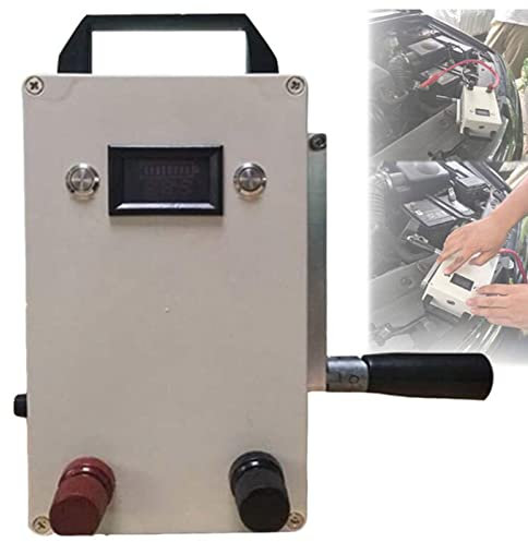 HNCXHX Generatore All'Aperto della Manovella Portatile del Generatore,12v 220v 5000mah 150w Generatore Solare della Scossa della Mano,per L'Emergenza,Campeggio,Illuminazione Principale di Potere,220V