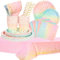 DUGEHO 101 Pcs Party Tableware Set - Kids' Birthday & Wedding Party Pack for 20 Guests