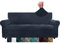 XINEAGE Samt Sofaüberzug 3 Sitzer, Stretch Sofa überzug für Wohnzimmer, Dicke Weiche Sofaüberwurf, Rutschfester Sofa Cover für Hunde, Haustiere (3 Sitzer, Dunkelblau)