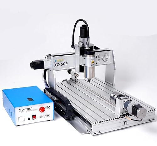 2023 NUOVO! Router di cnc 6040 XC60F con mandrino 1.5KW e guida lineare più precisa fresatura e intaglio per incisione cnc 110V o 220V