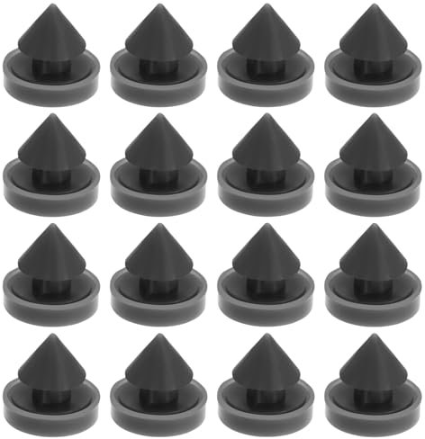 VGOL 100pcs Silencieux de Porte en Caoutchouc Silencieux de Porte Sortie de Charnière pour Portes à Cadre Silencieux de Claquement de Porte Anti-collision Lubrifier le Silencieux de Porte, Noir