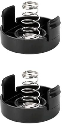 MOECSHSY Lot de 2 capuchons de bobine de rechange pour débroussailleuse Black + Decker A6226 compatibles avec GL250/GL310/GL360