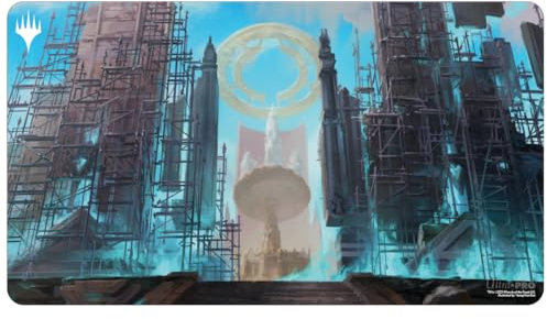 Ultra PRO - MTG Ravnica Remastered Playmat del Senado Azorius, protege las cartas durante el juego o reorganiza mazos Commander, uso perfecto como alfombrilla de mouse, alfombrilla de escritorio para