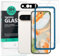 Ibywind 2 Pièces Verre Trempé pour Google Pixel 9 Pro 5G 6,34,9H Dureté Protection écran,avec 1 Pièce Protection Caméra,Facile à installer