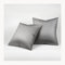 Seralino Tencel Kissenbezug 80x80 Grau Dunkelgrau (2er Set) | 100% Lyocell Kopfkissenbezug 80x80 | hochwertige Kissenhülle| Reißverschluss | Oeko-Tex | Atmungsaktiv | Allergiker Kissenbezüge