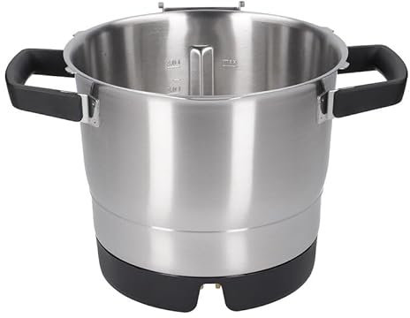 LUTH Premium Profi Parts Kochtopf Xl kompatibel mit Bosch Zubehör Mcca1bo 17004627 für Cookit Küchenmaschine mit Kochfunktion