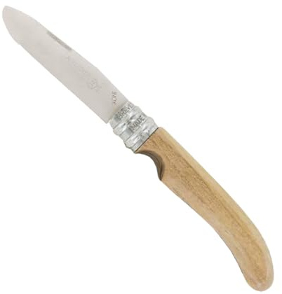 KH-Security Kinder Schnitzmesser Verdier (abgerundete Spitze) mit Fingermulde in 4 Farben (Eiche)