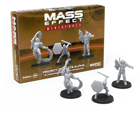 Modiphius | Mass Effect Miniatures - Priority Threats Alpha | Board Game Accessory