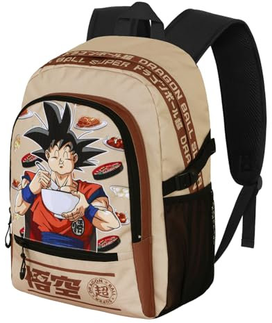 Karactermania Dragon Ball Goku Foodie-FAN Fight Rucksack 2.2, Braun, 31 x 44 cm, Kapazität 24 L