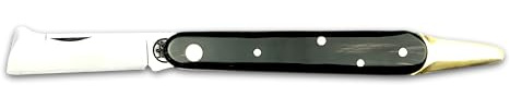DUE BUOI COUTEAU ENNESTO 202C SP OT - MANCHE CORNE - ACIER CARBONE BÖHLER K720
