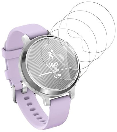 Banuyaw für Folie Garmin Lily 2 Active Schutzfolie Weich TPU Panzerfolie Garmin Lily 2 Active Schutzglas, 4 Stück Displayschutzfolie Hohe Empfindlichkeit Screen Protector HD Hartglasfolie