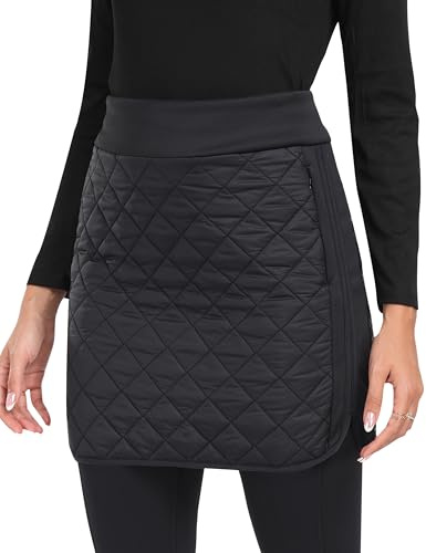 MoFiz Gonna Donna Corta Invernale Fasciante Termica Sport Gonna con Zip