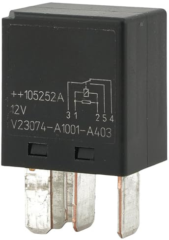V23074-A1001-A403 Relais automobile micro-isolés à connexion rapide 12 V CC 30 A 1 forme C 5 broches, compatible avec VFMA-15F41-S01